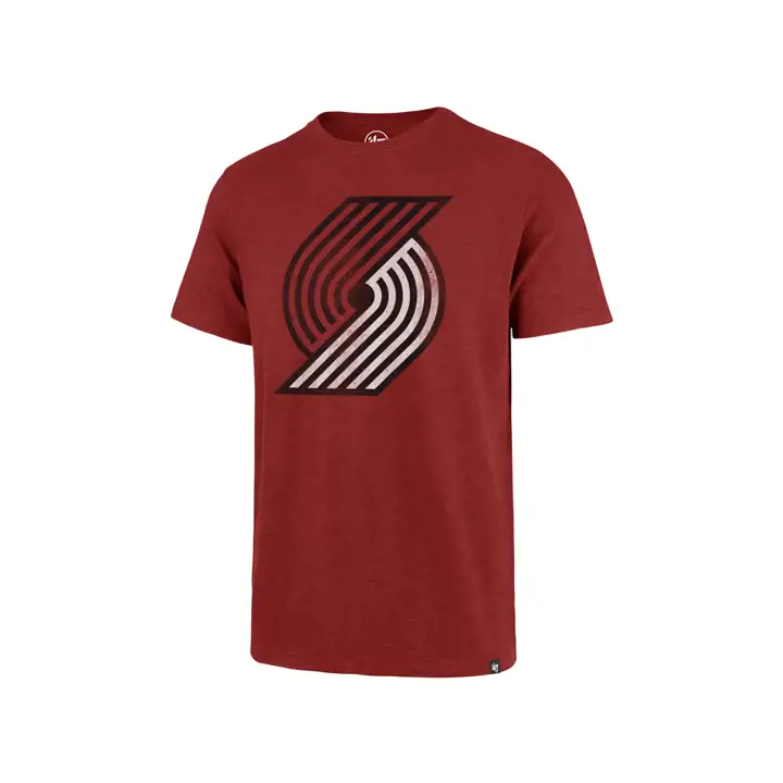 T-shirt Portland Trail Blazers NBA Grit Scrum ROUGE