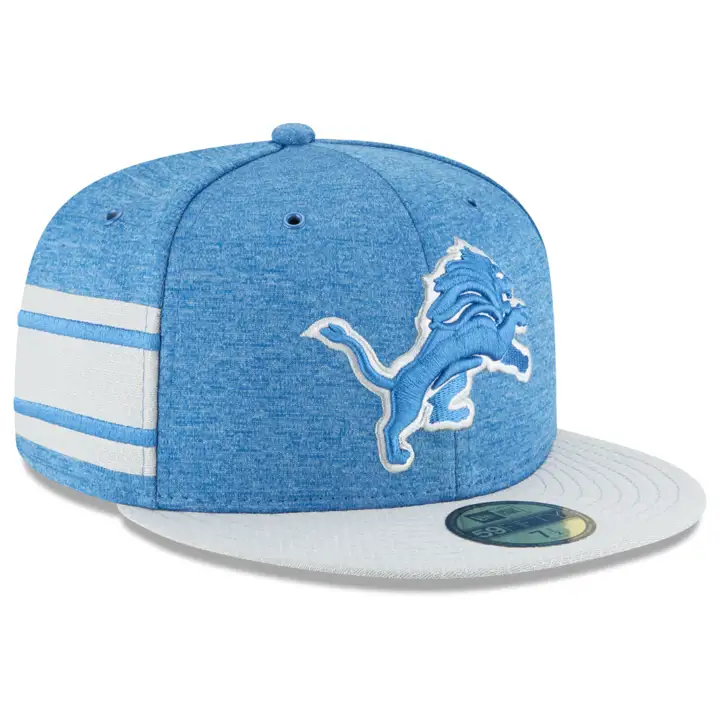 Detroit Lions 18 NFL OF Sideline HM 59FIFTY BLEU CLAIR/GRIS