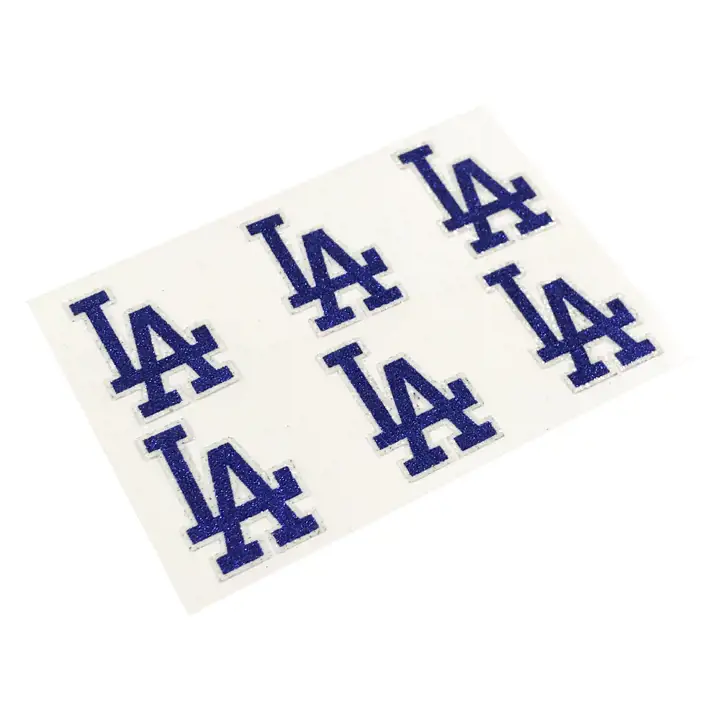 Los Angeles Dodgers MLB Décalcomanies pailletées BLEU