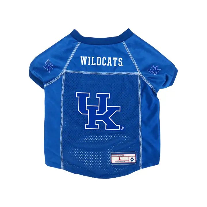 Maillot pour animaux de compagnie Kentucky NCAA bleu