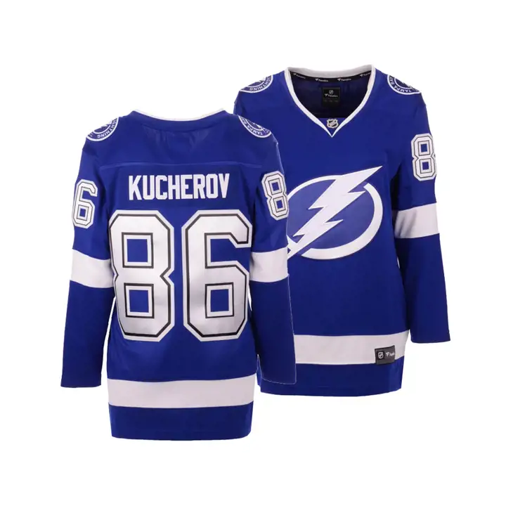 Maillot de joueuse Lightning LNH pour femme, modèle Breakaway, Nikita Kucherov