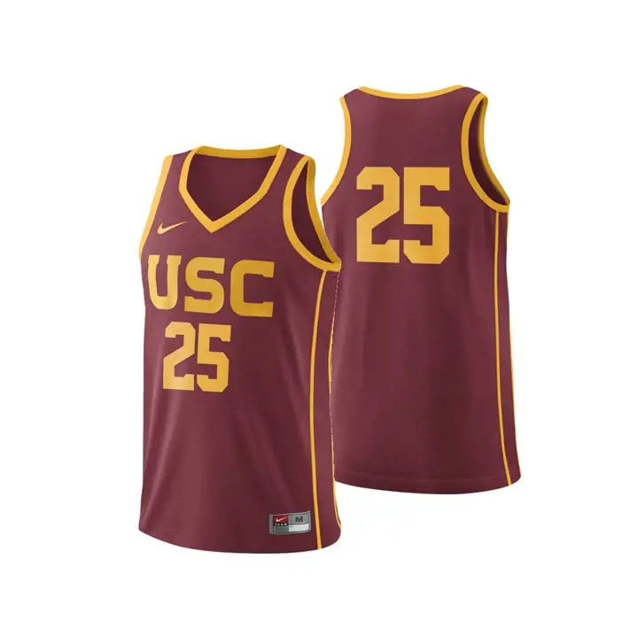 Maillot de basketball USC NCAA Replica  crem