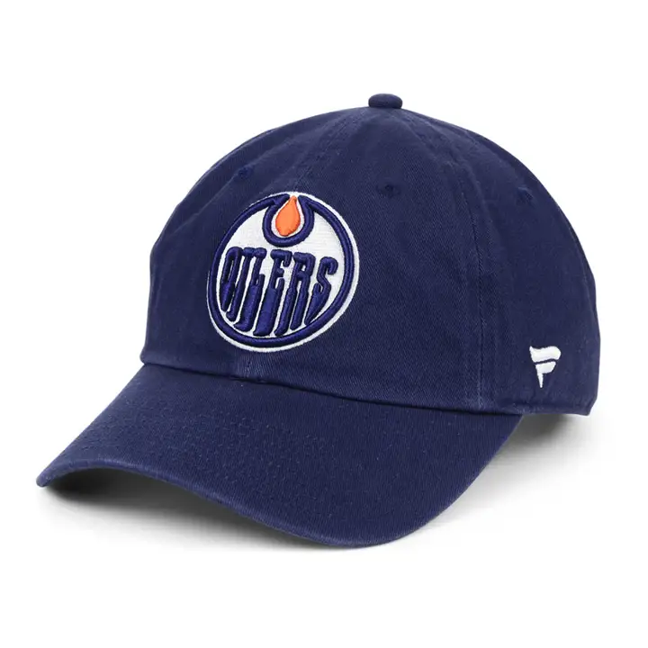 Edmonton Oilers Fan LNH Détendu Adj Marine