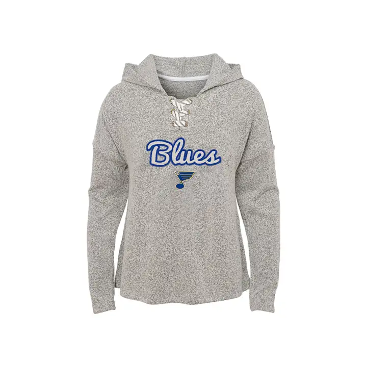 St. Louis Blues LNH Jeunes Filles Zenith Hacci Hood 18 GRIS