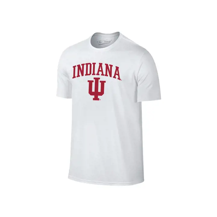 T-shirt avec logo de taille moyenne Indiana Hoosiers 2F NCAA 2 pour 28 $ BLANC