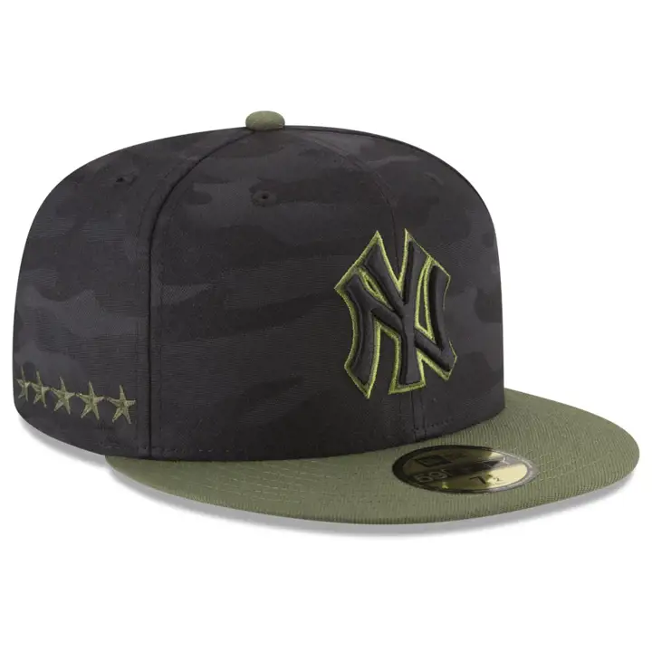 New York Yankees 2018 Memorial Day 59FIFTY GAME NOIR/RIFLE