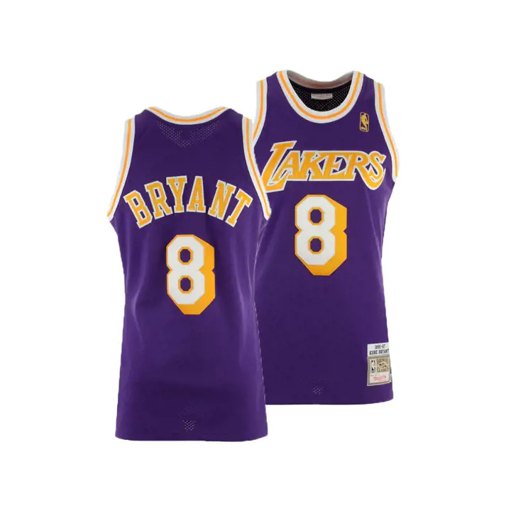 LOS ANGELES LAKERS Maillot NBA Authentique M&N Kobe Bryant VIOLET