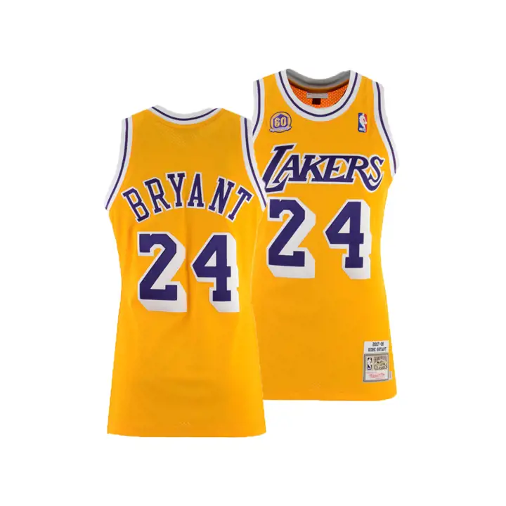 LOS ANGELES LAKERS Maillot authentique NBA M&N Kobe Bryant GL