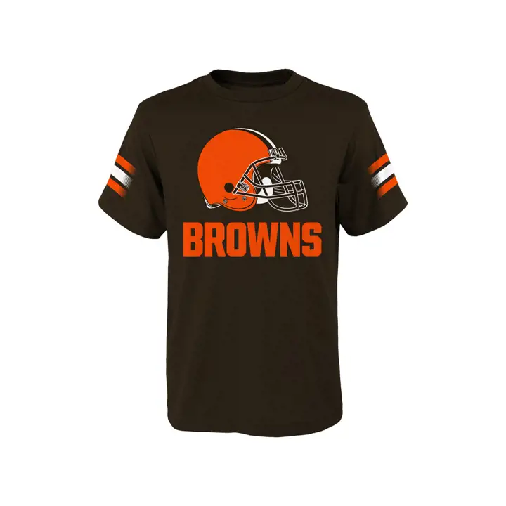 T-shirt Cleveland Browns NFL Youth Goal Line 18 BRN