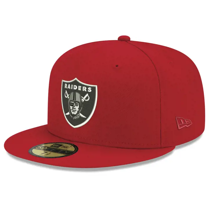 LAS VEGAS RAIDERS NFL Basic Fashion 59Fifty ROUGE