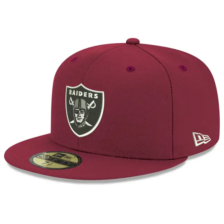CASQUETTE AJUSTÉE LAS VEGAS RAIDERS NFL Basic Fashion 59Fifty CRED