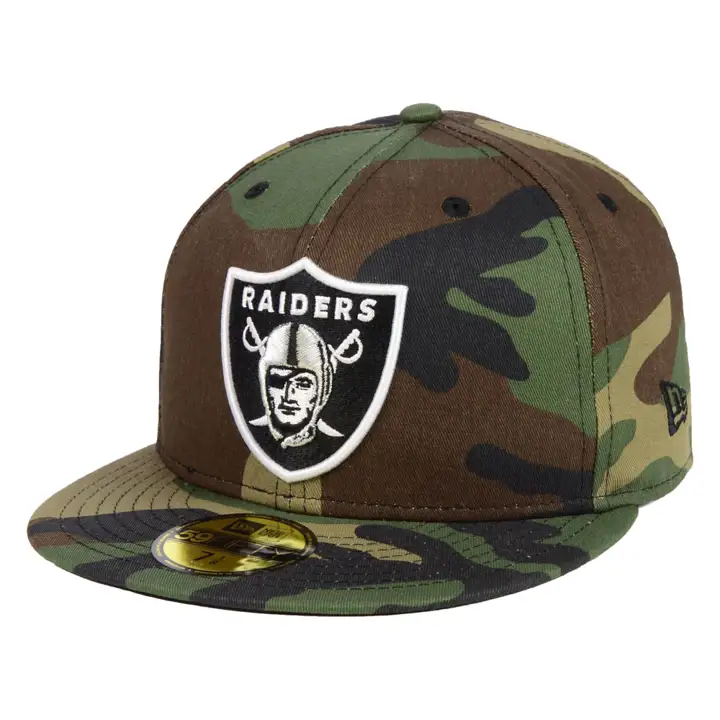 LV Raiders NFL Woodland 59FIFTY CAMO