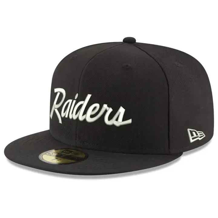 LAS VEGAS RAIDERS NFL Rétro Script 59Fifty noir