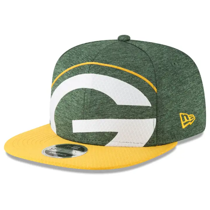 Casquette Green Bay Packers NFL OS Laser Cut 9Fifty Verte/Jaune