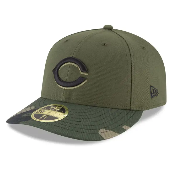REDS MLB Authentic Collection Low Crown ALT olv/Camo