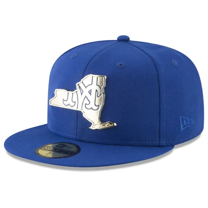 CASQUETTE 59FIFTY MLB NEW YORK METS DORÉE BLEUE/gl