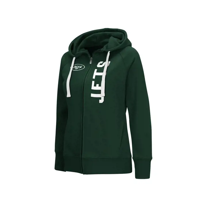 Sweat à capuche New York Jets NFL Femme 1st Down 18 vert