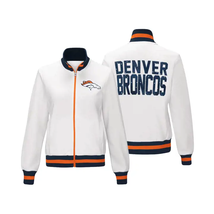 Veste de survêtement Denver Broncos NFL Field Goal pour femme 18 BLANC/N