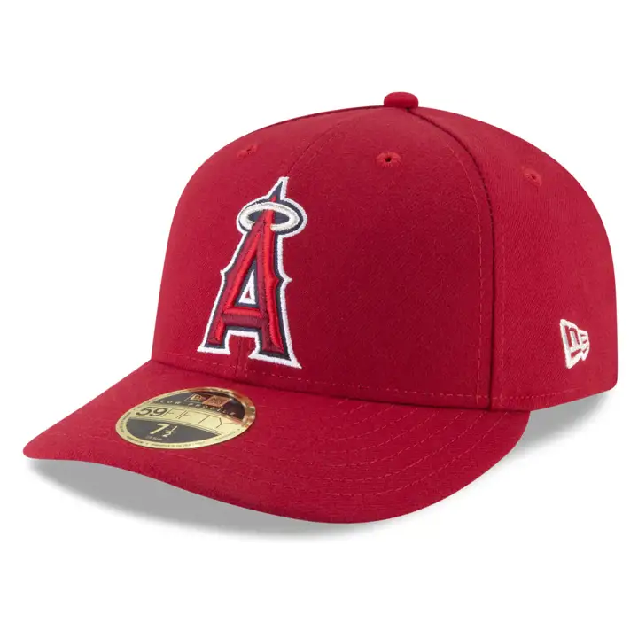 Anaheim Angels MLB Authentic Collection Casquette Low Crown ROUGE