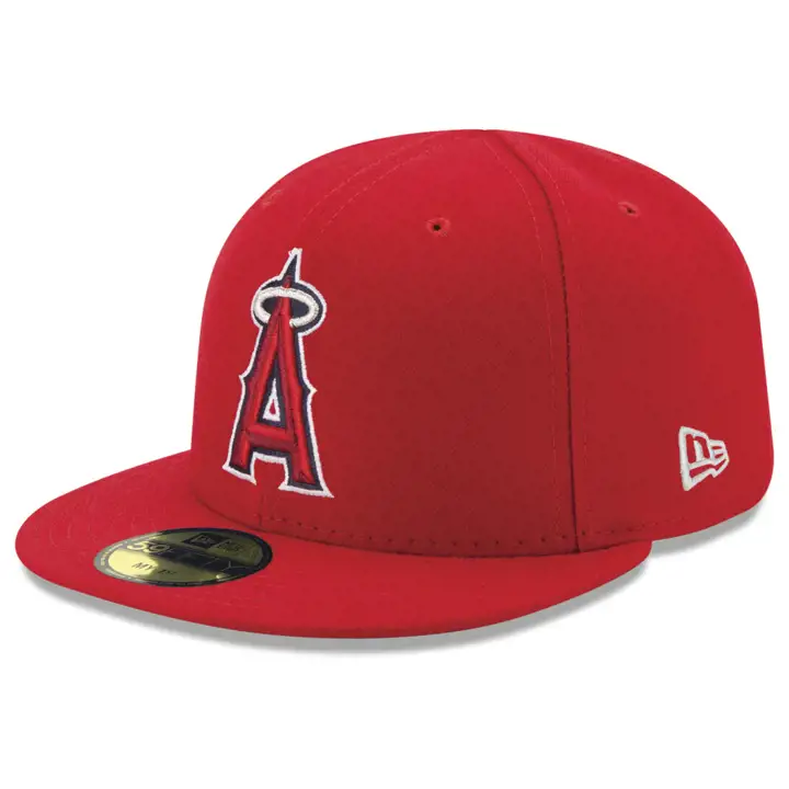 Anaheim Angels MLB Authentic Collection Mon Premier MATCH ROUGE
