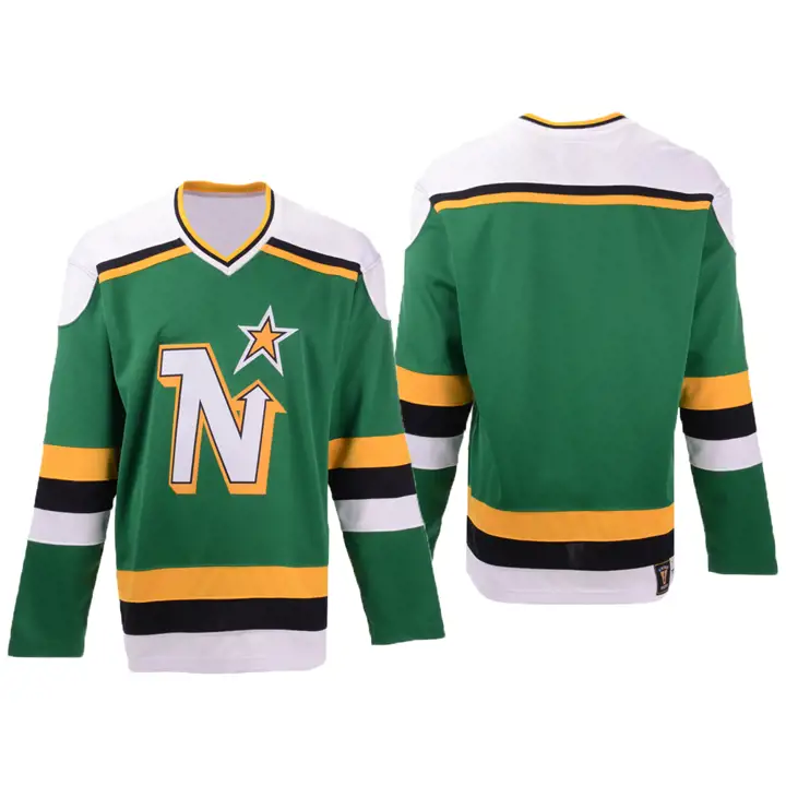Maillot Réplique NRTH STARS NHL Heritage vert/jaune