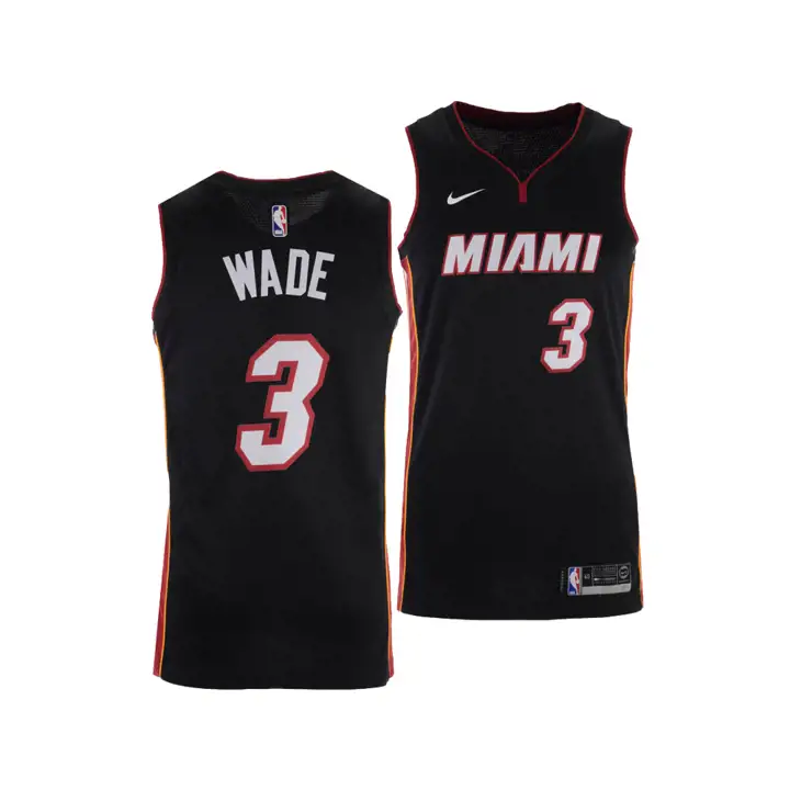 MAILLOT NBA ICON SWINGMAN HEAT Dwyane Wade blk/mar
