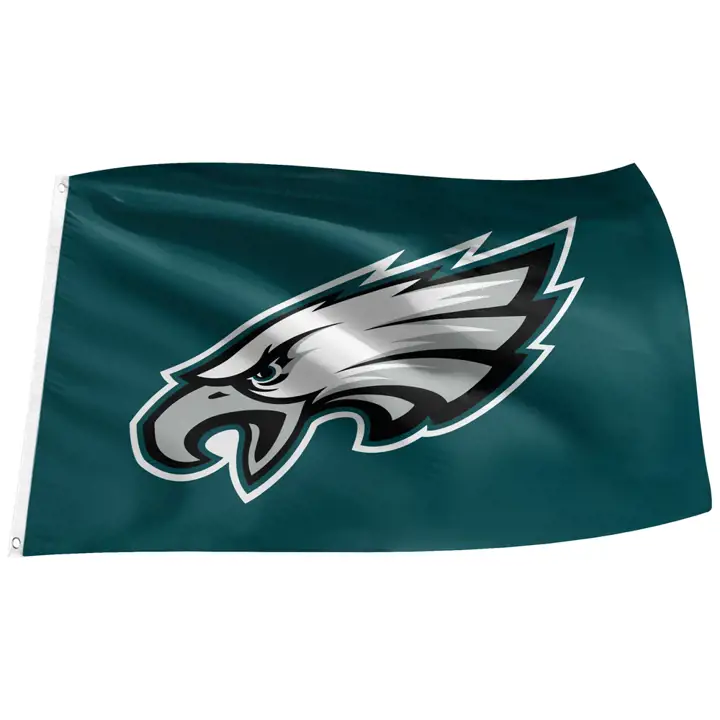 Drapeau EAGLES - 3' X 5' vert foncé