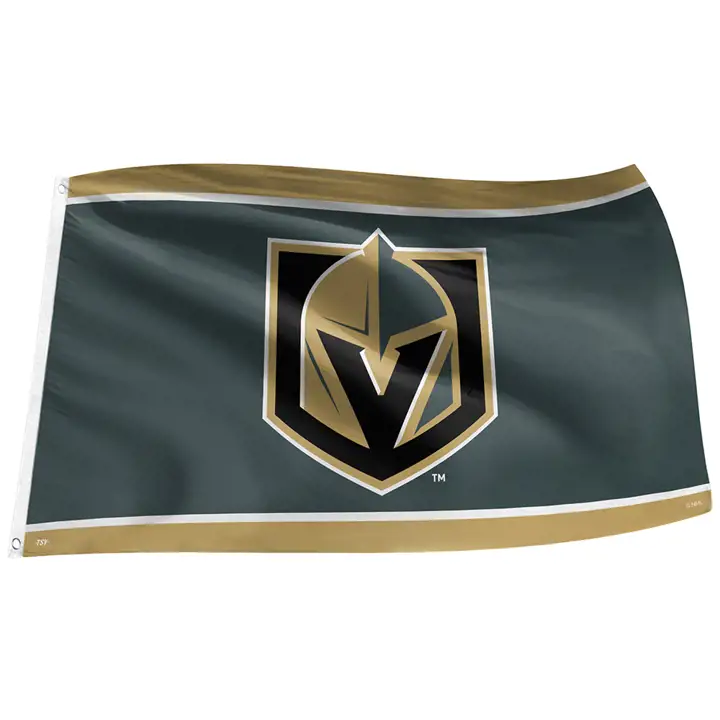 Drapeau Golden Kni - 3' X 5' noir