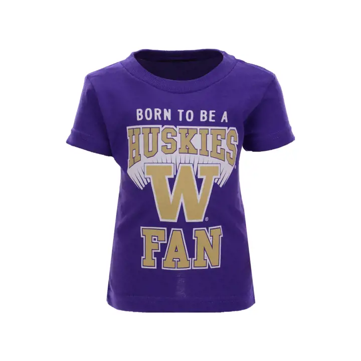 Washington Huskies NCAA T-shirt Bébé Fan 18 MOIS VIOLET