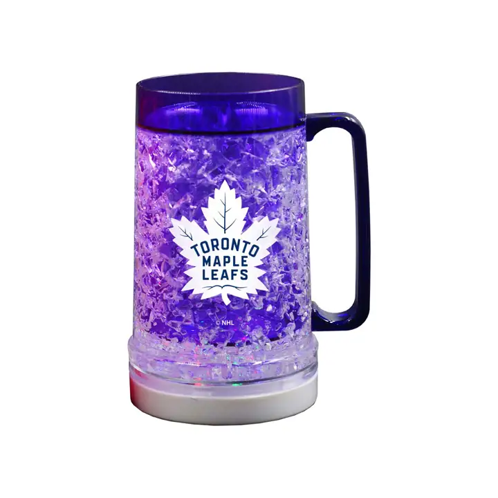Mug congélateur lumineux FEUILLE D'ÉRABLE - 53 cl bleu