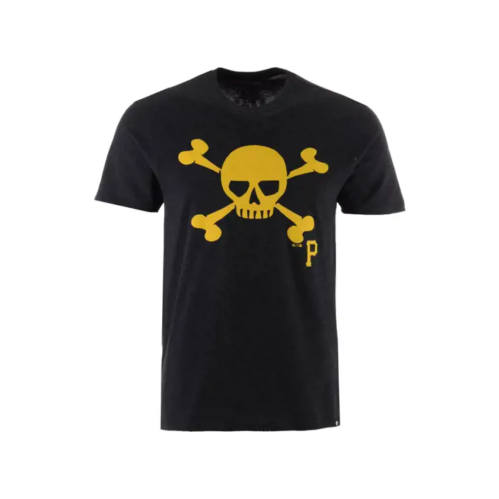 T-shirt Pittsburgh Pirates MLB Logo Crâne Anthracite