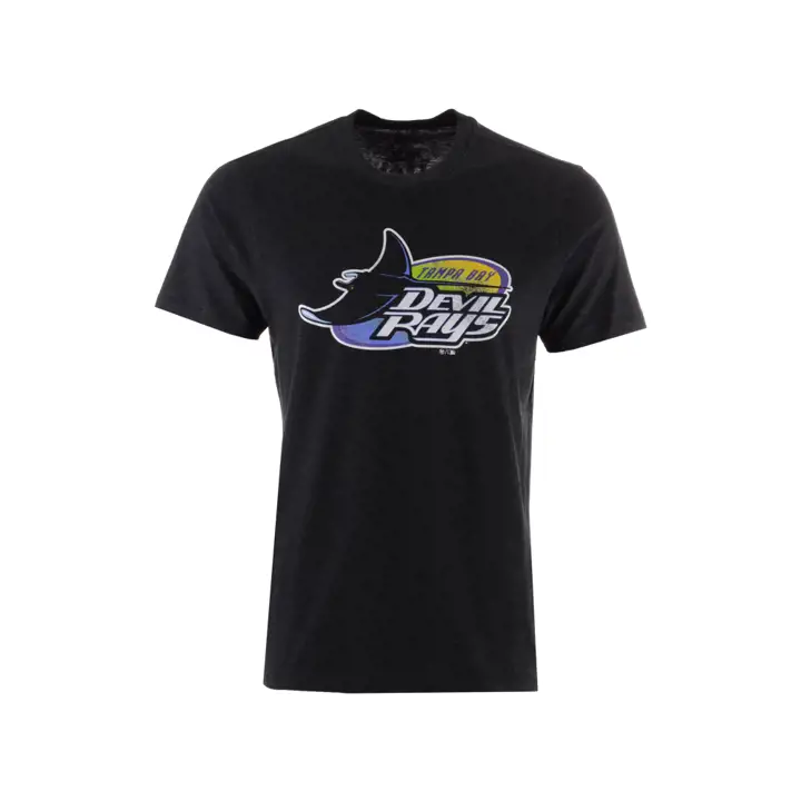 T-shirt à logo du club MLB des Tampa Bay Rays - Anthracite
