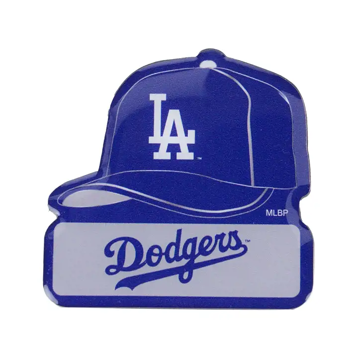 "Los Angeles Dodgers aimant de casque/casquette résistant 3" bleu"