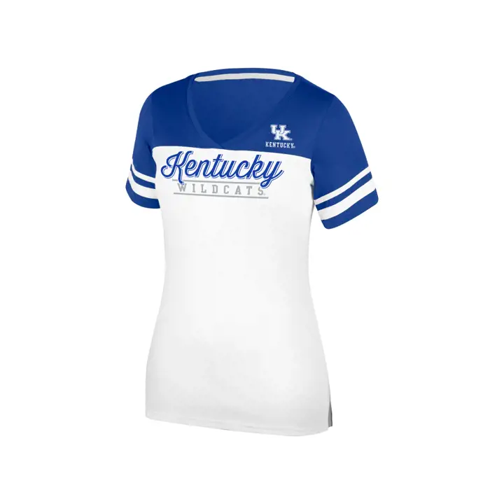 T-shirt Kentucky Wildcats NCAA Femme Arena 18 BLANC/BLEU ROYAL