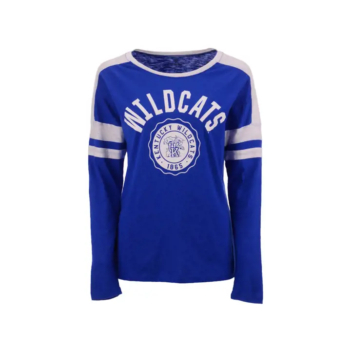 T-shirt à manches longues universitaire pour femme NCAA Kentucky Wildcats 1