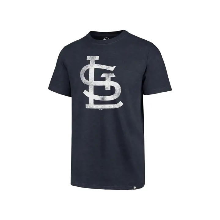 T-shirt avec logo de club MLB STL CARDS marine/blanc