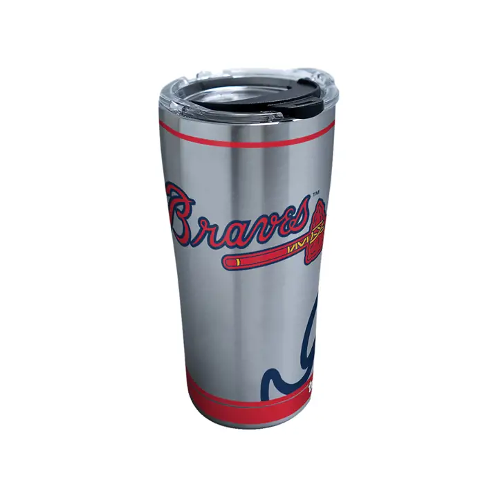 Atlanta Braves 20oz. MLB authentique acier inoxydable ARGENT/bleu/