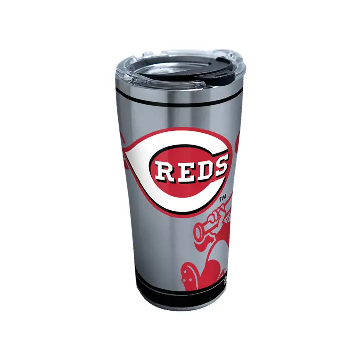 Cincinnati Reds 20 oz. MLB véritable acier inoxydable ARGENTÉ