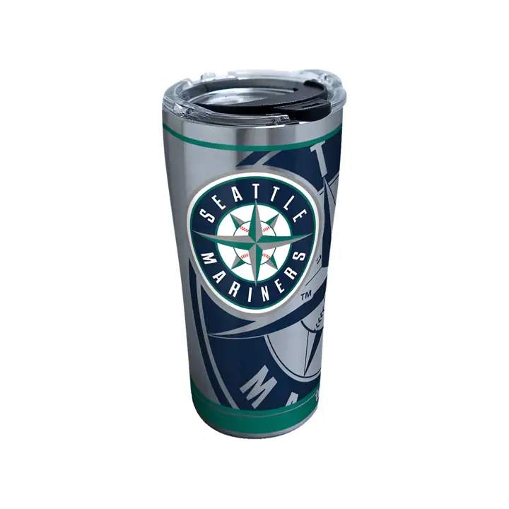 Seattle Mariners 20oz. MLB Authentique Acier inoxydable ARGENT/bleu marine