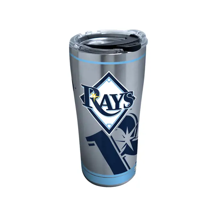 Tampa Bay Rays 20oz. MLB Authentique Acier Inoxydable ARGENT