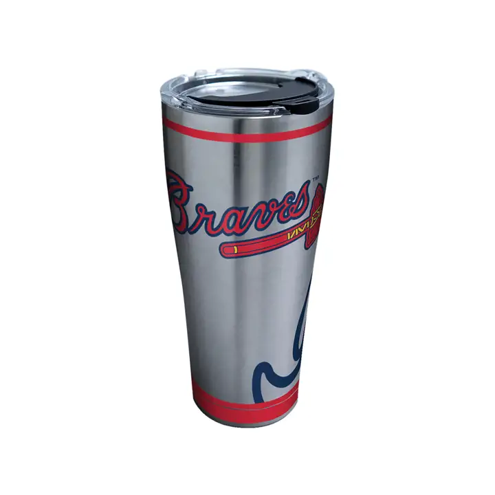 Atlanta Braves 30oz. MLB Authentique Acier inoxydable ARGENT