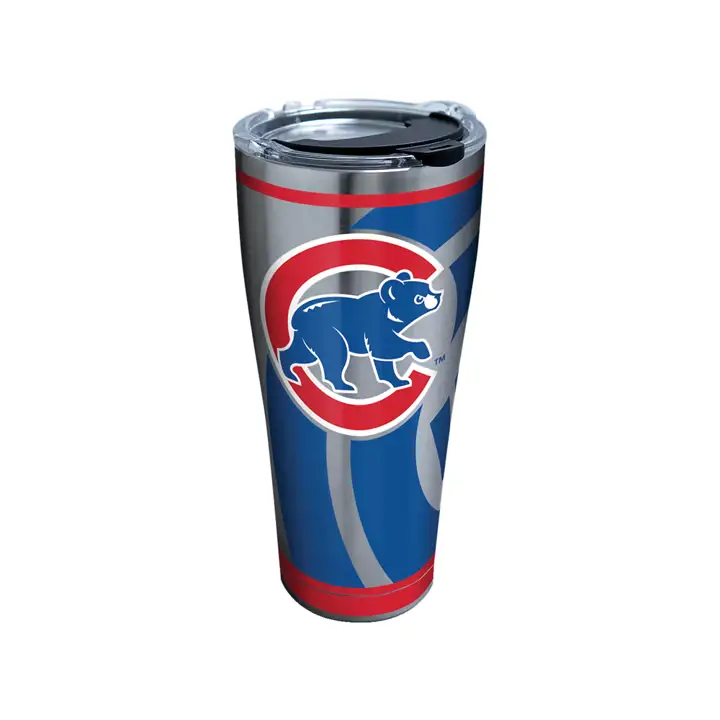 Chicago Cubs Gobelet en acier inoxydable véritable MLB de 887 ml - Argent