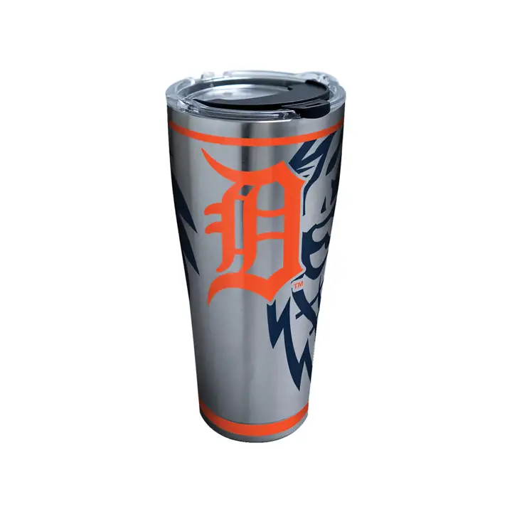 Detroit Tigers 30oz. MLB Authentique Acier Inoxydable ARGENT