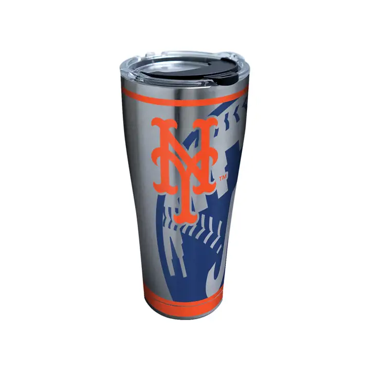New York Mets 30 oz. Acier inoxydable véritable MLB  ARGENT