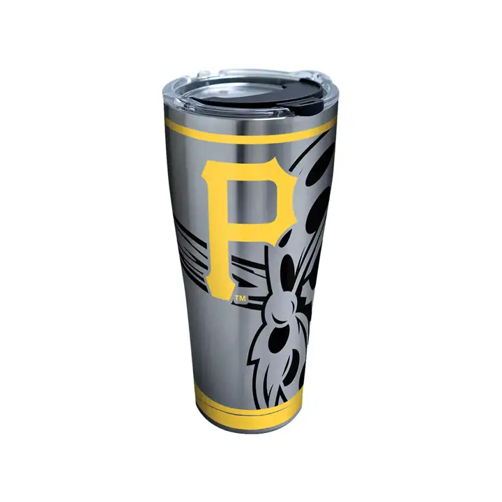 Pittsburgh Pirates 30oz. MLB en acier inoxydable véritable argent/noir