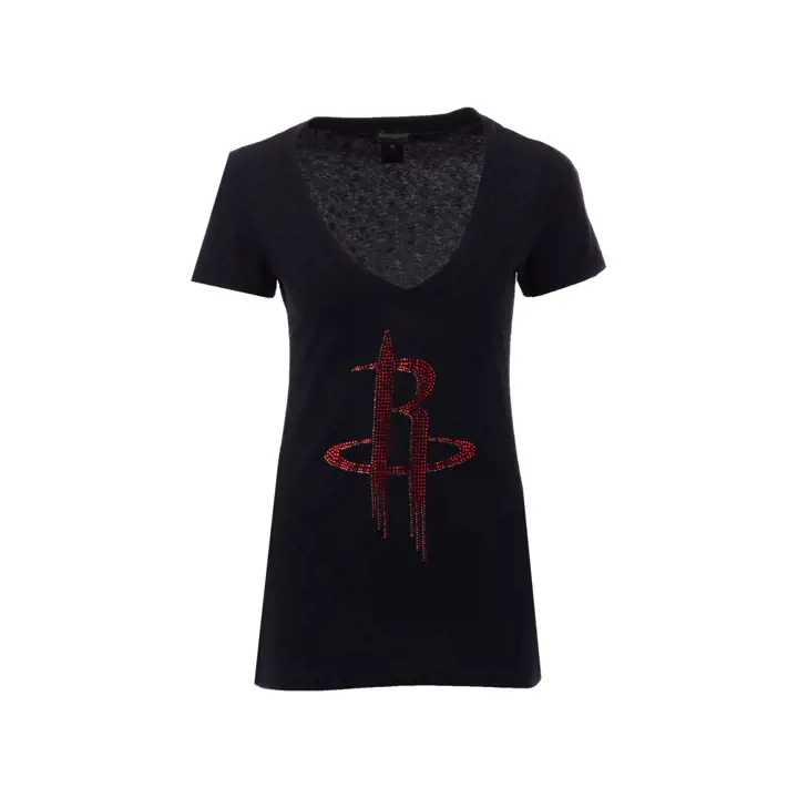 T-shirt à sequins femme Houston Rockets NBA 18 BLK