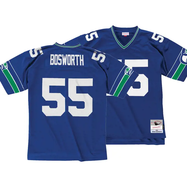 SEAHAWKS NFL M&N Maillot Rétro Réplique Brian Bosworth  RB