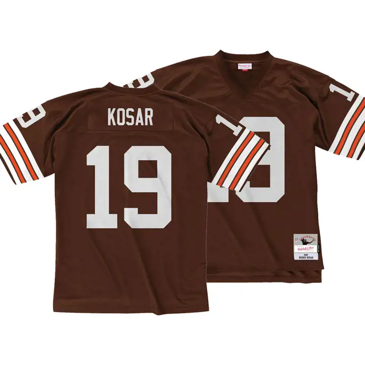 Maillot NFL BROWNS M&N Replica Throwback Bernie Kosar marron