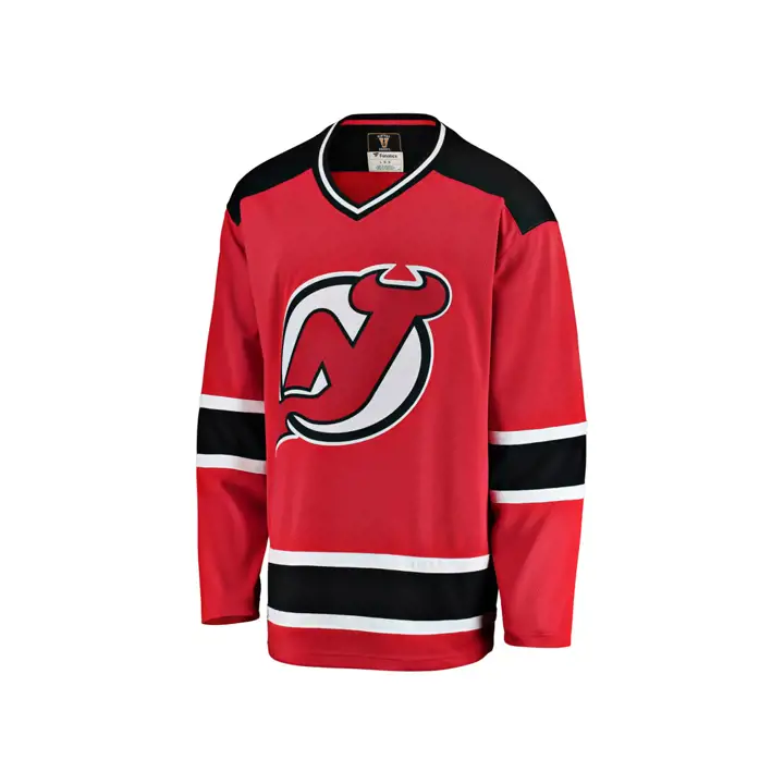 Maillot Fanatics Rouge Heritage Breakaway des Devils du New Jersey (LNH)