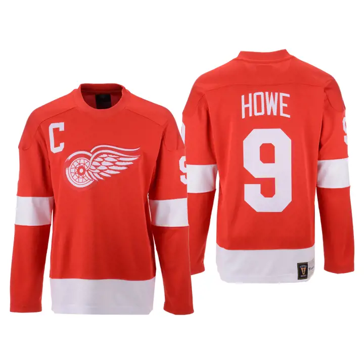 Maillot Red Wings NHL Heritage Breakaway Gordie Howe ROUGE
